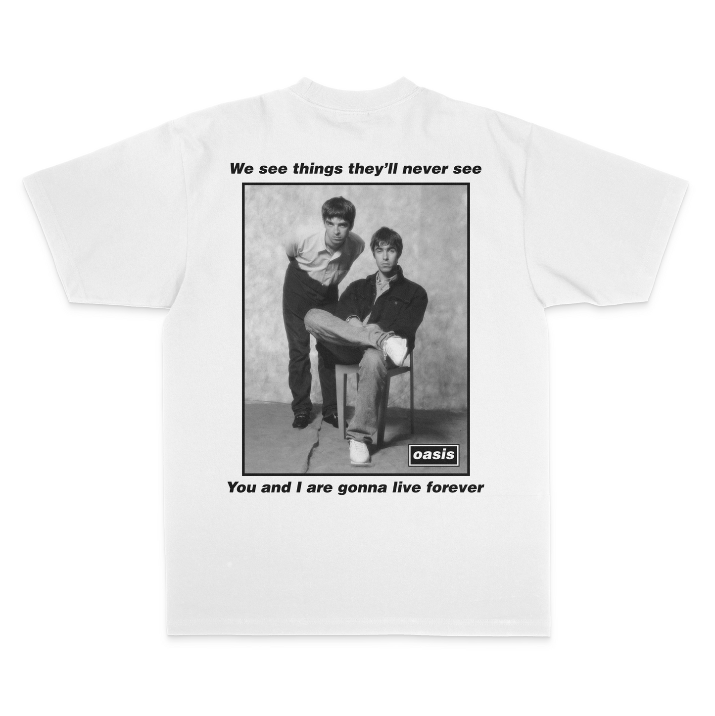 OASIS LIVE FOREVER (White)