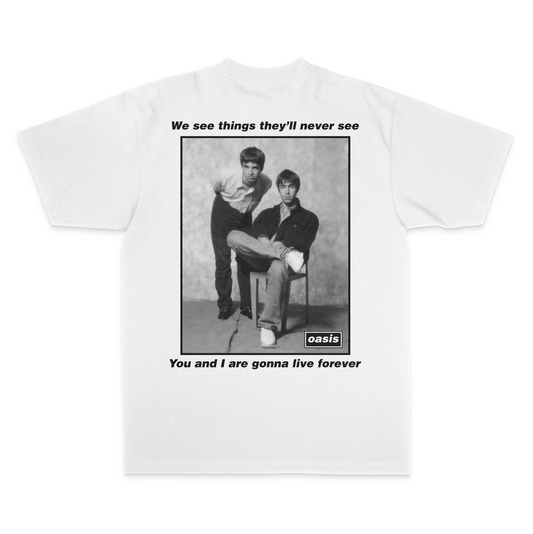 OASIS LIVE FOREVER (White)