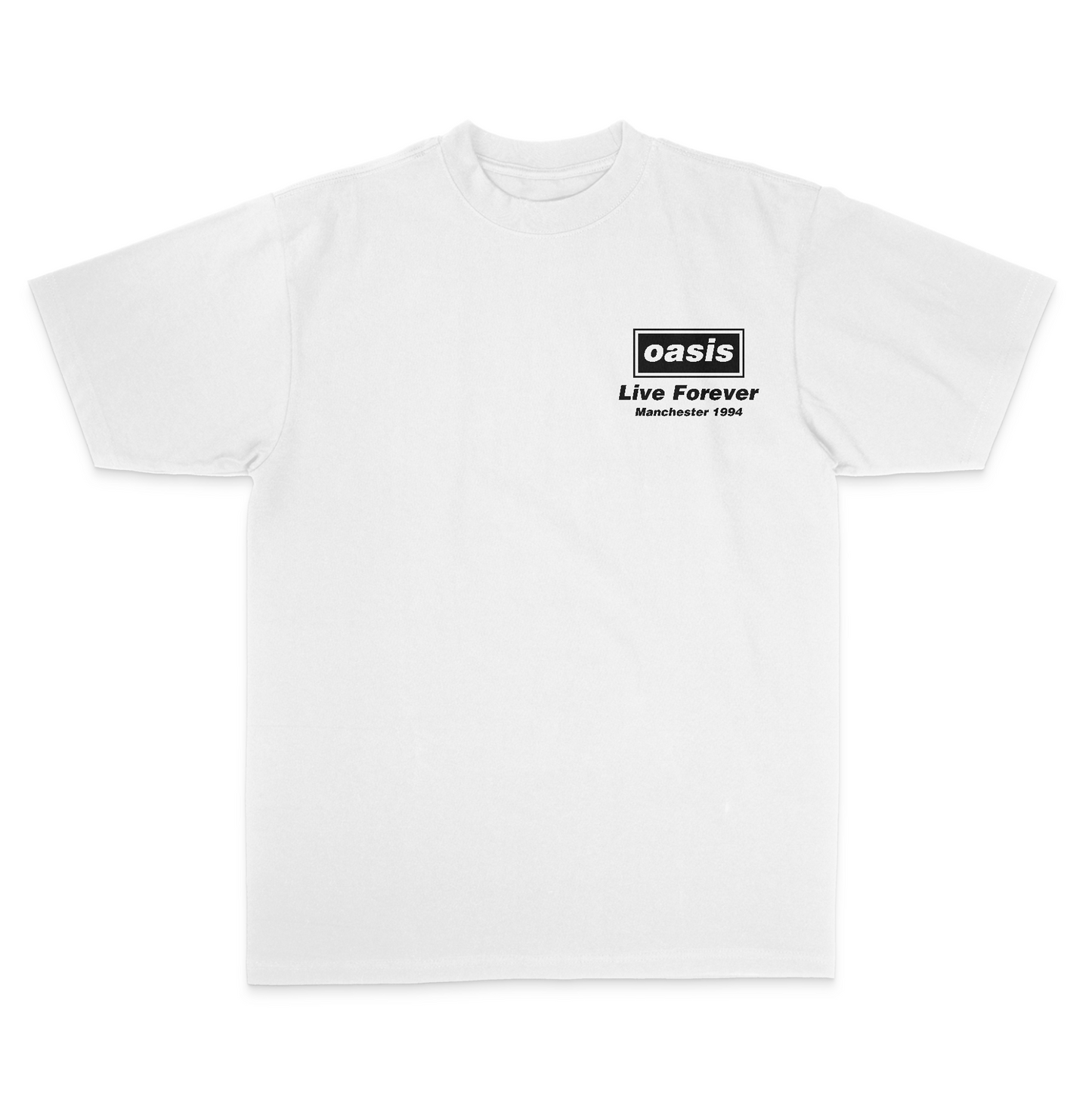 OASIS LIVE FOREVER (White)